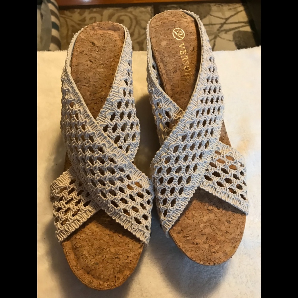 Brand New Wedges with stretch uppers size 10